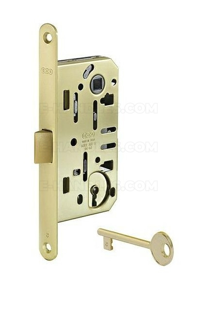 Zamek AGB Mediana EVOLUTION na klucz 90/50 mosiądzowany F18 B011015003, symbol B011015003